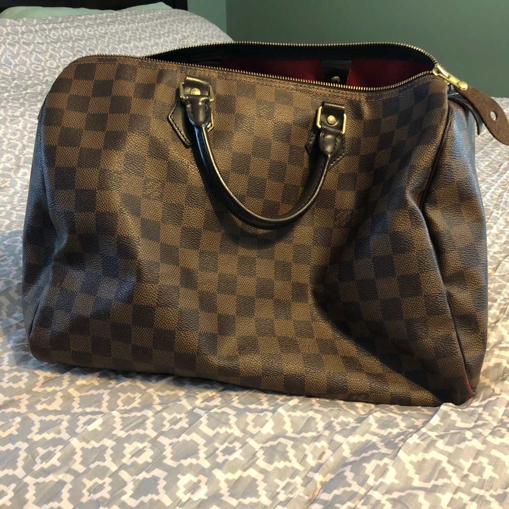 Louis Vuitton Speedy 35 in Damier Ebene